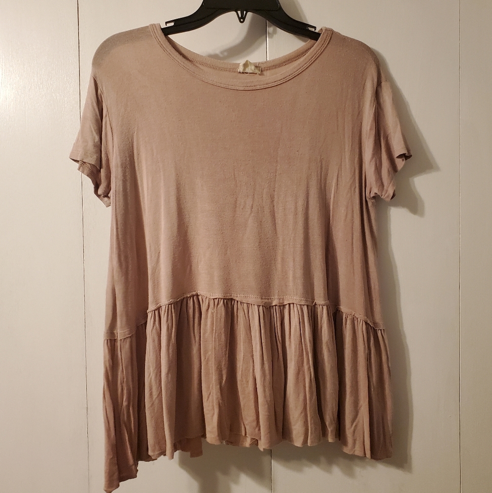 Peplum tee